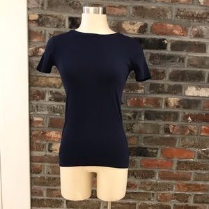 Merona Navy Short Sleeve Tee